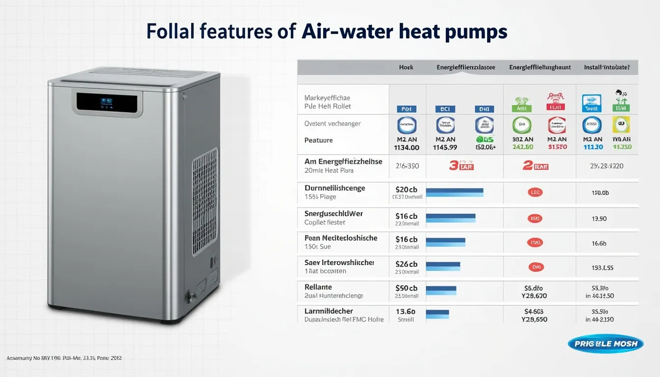 descubra nossa comparação das bombas de calor ar-água, onde analisamos detalhadamente o desempenho, os preços e as características dos modelos disponíveis no mercado. este guia completo ajudará você a fazer a escolha certa para seu conforto e seu orçamento.