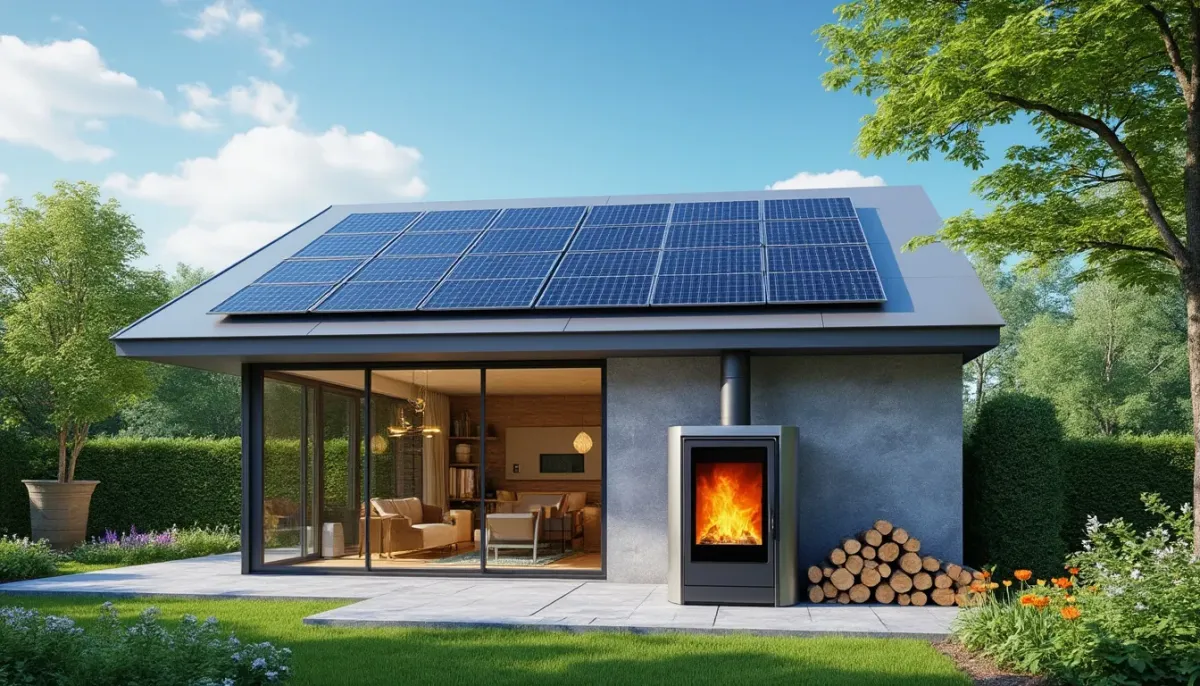 Combined solar and wood heating: an ecological and economical solution for 2025