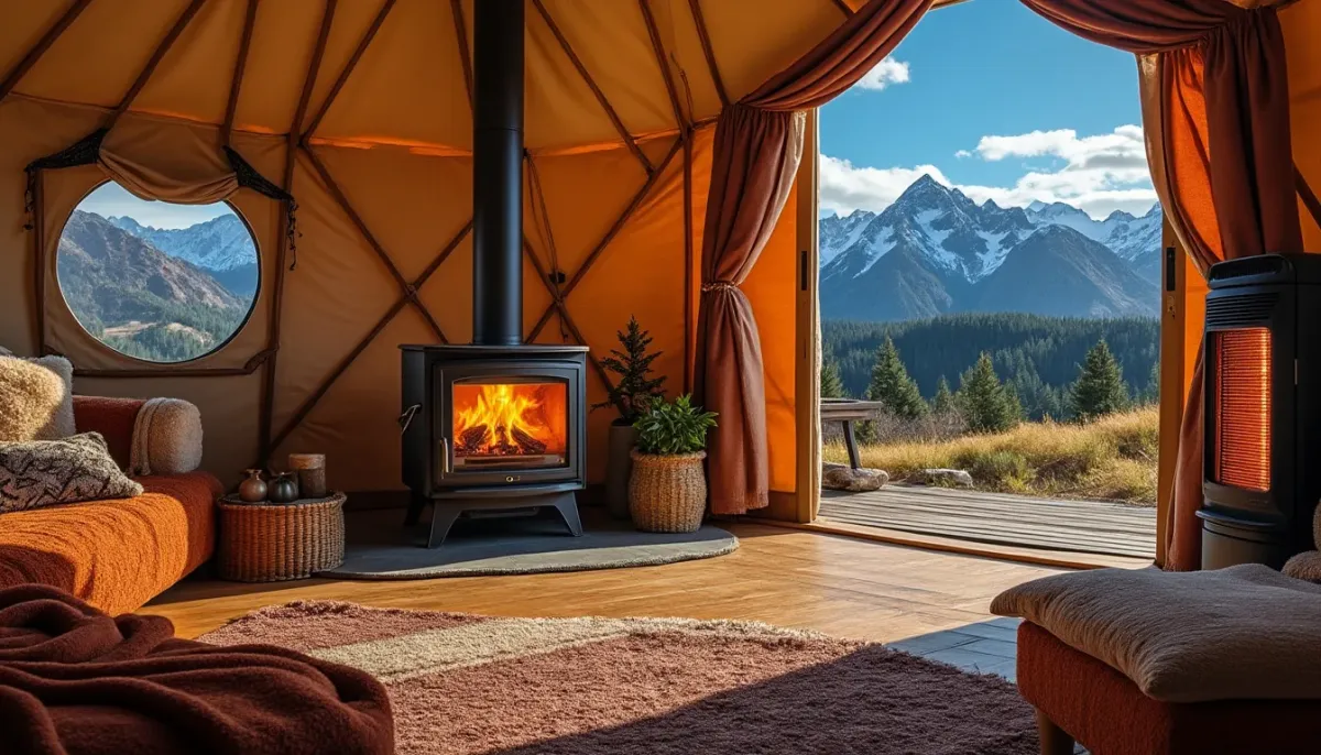 Heizung Jurte: traditionelle Lösungen und moderne Innovationen zu entdecken
