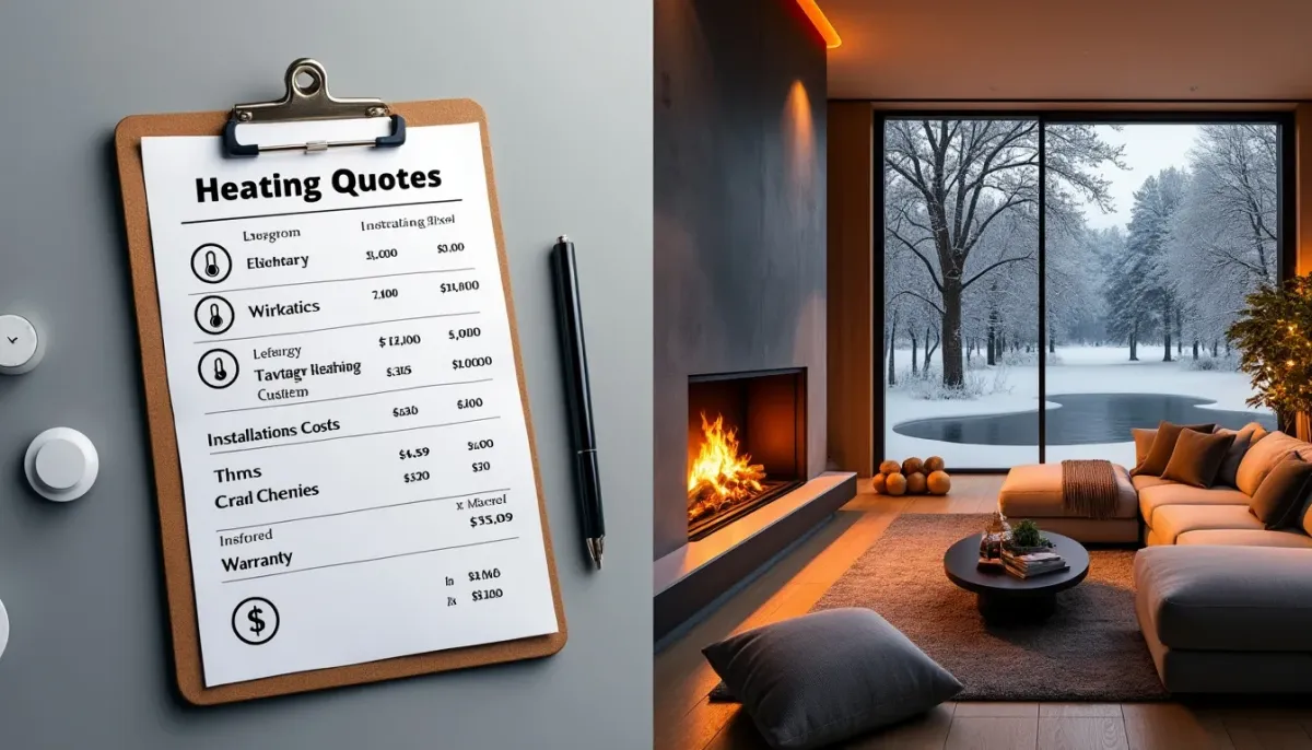 Comparação de orçamentos de aquecimento: critérios imprescindíveis para fazer a escolha certa