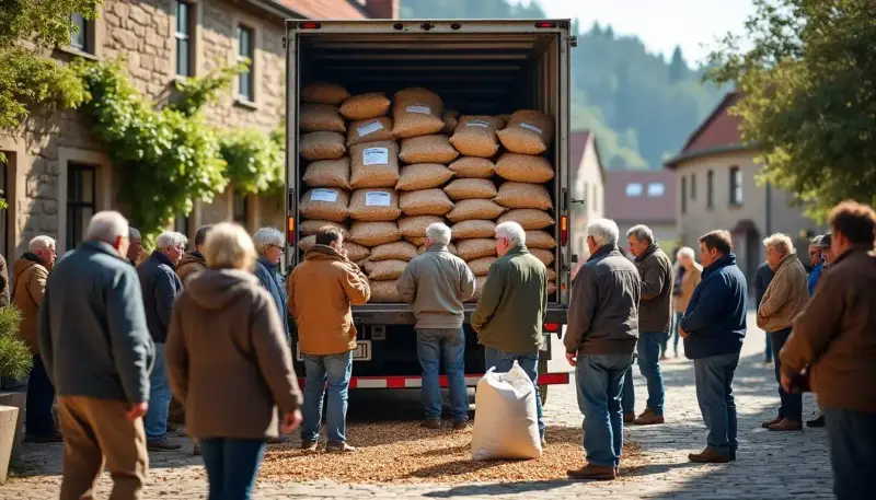 À Pleubian, des habitants se regroupent pour acheter des pellets et réduire leurs dépenses de chauffage