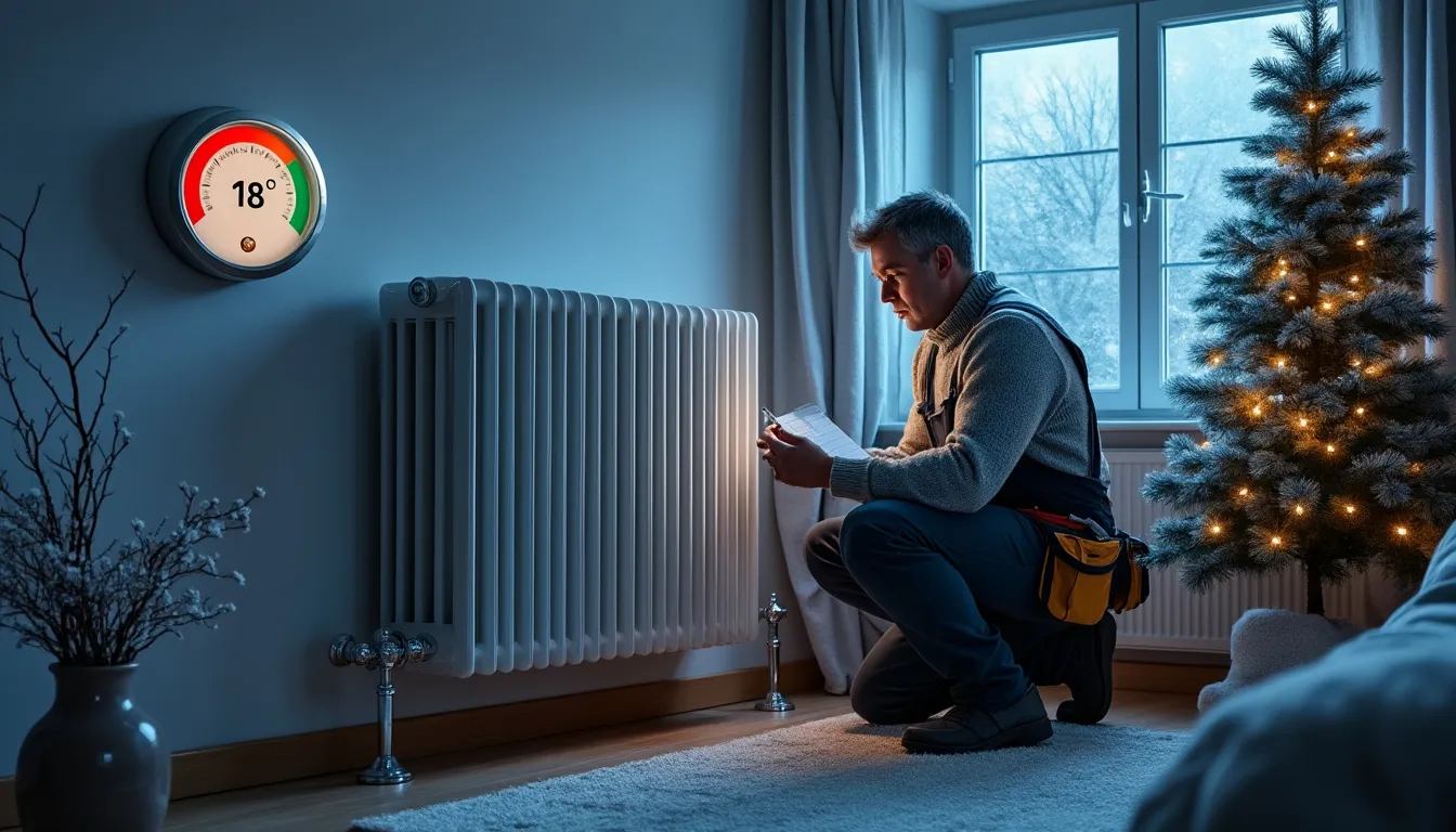 Chauffage qui ne chauffe pas assez : causes et vérifications à effectuer