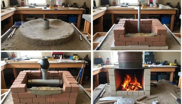 Découvrez comment construire un rocket stove poêle de masse pas à pas