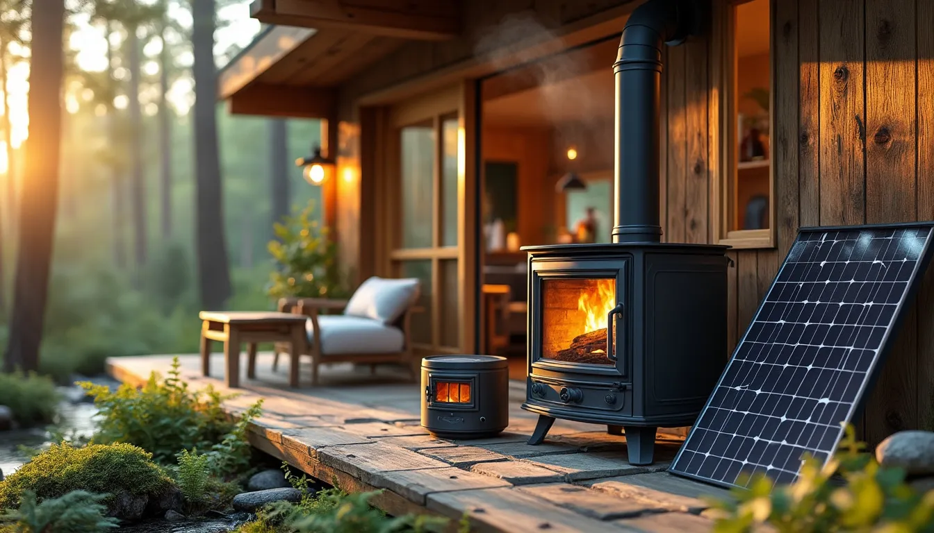 Découvrez des solutions de chauffage autonomes et écologiques pour votre cabane en forêt
